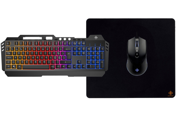 DELTACO 3-in-1 Gaming Kit RGB GAM-113V2 Black