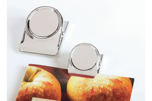 MAGNETOP. Klippmagnet silber 16670 klein, 35mm 3 Stk.