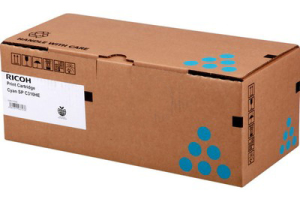 RICOH Toner-Modul cyan 407637 SP C310HE 6600 Seiten
