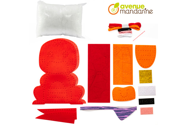 MANDARINE Bastelset KC139C Littel Couz'In, Drache