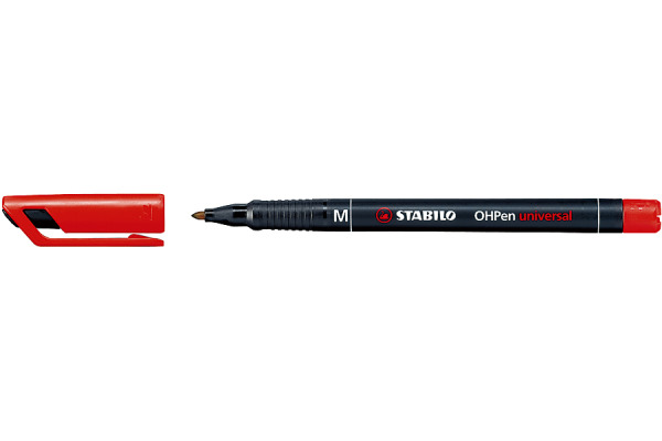 STABILO OHP Pen permanent M 843/40 rot