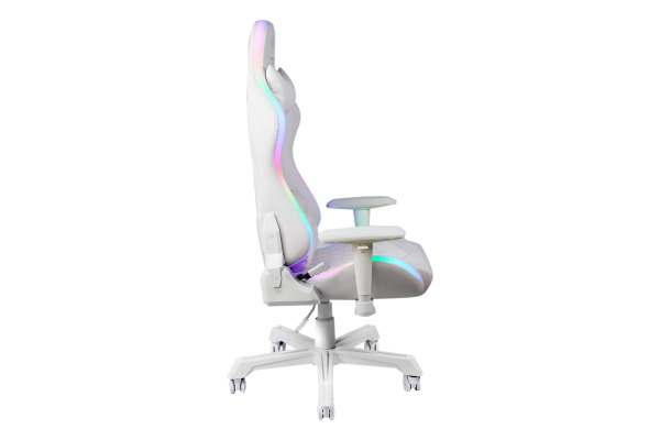 DELTACO RGB LED Gaming Chair White GAM-080-W