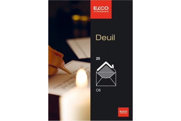 ELCO Trauercouvert Office C6 79818.12 100g, Klebung 25 Stk.