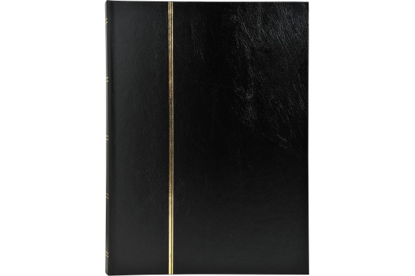 EXACOMPTA Briefmarkenalbum 22.5x30.5cm 26131E Schwarz 16 Seiten