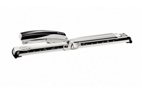 LEITZ Langarm-Heftgerät NeXXt 5560 55600095 schwarz/weiss 40 Blatt