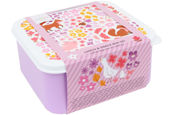 ALLC Lunch & Snackbox Set SBSEFG83 Flower Garden