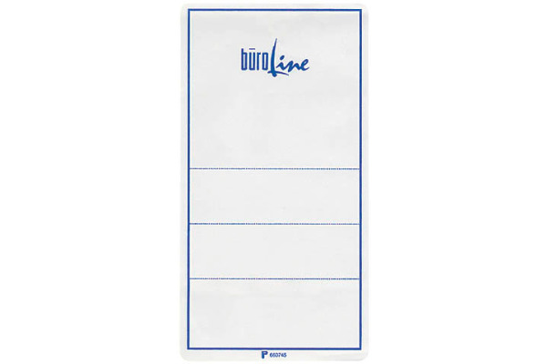 BÜROLINE Archivbox-Etiketten 85x160mm 1836. weiss 50 Stück