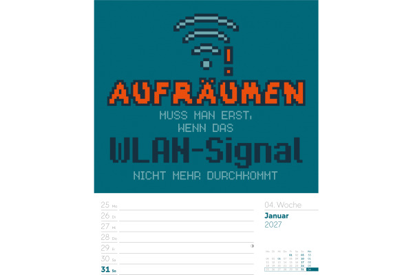 ACKERMANN Bildkalender 2027 2795 Klartext DE 25x33cm