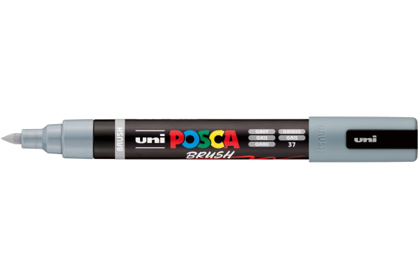 POSCA Brush Marker 1-4mm PC5BRGREY grau