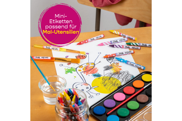 AVERY ZW. Stift-Etiketten 50x10mm RESMI30F rosa,lila 30 Stück