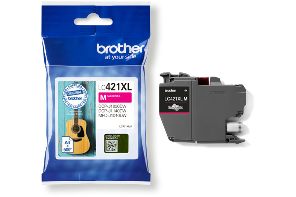 BROTHER Tintenpatrone HY magenta LC-421XLM DCP-J1050 500 Seiten