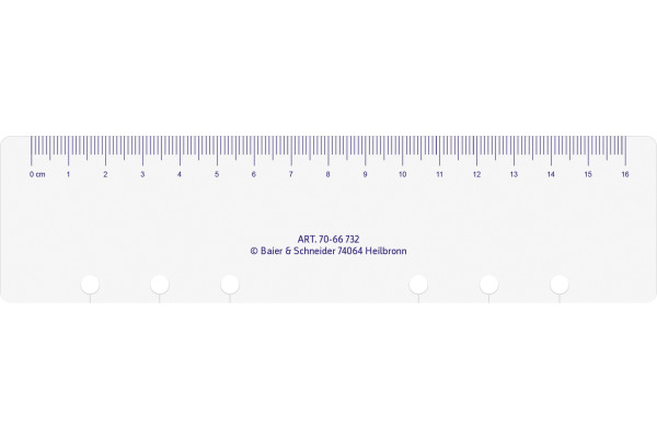 RIDOIDE Timing 2 Tagesanzeiger 7066732 transparent 5.3x18.5cm