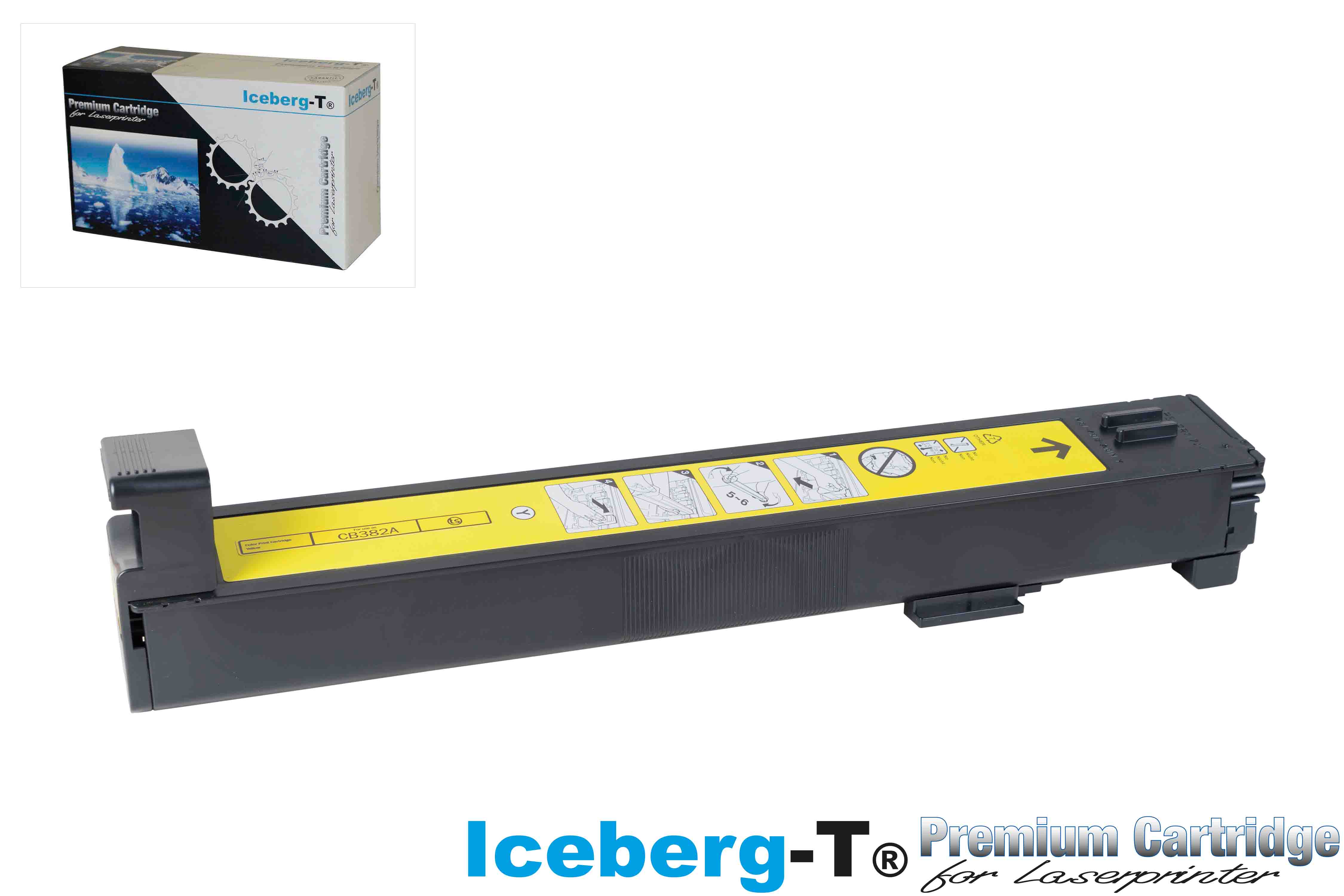 Iceberg-T Toner CB382A / 824A 21'000 Seiten, yellow