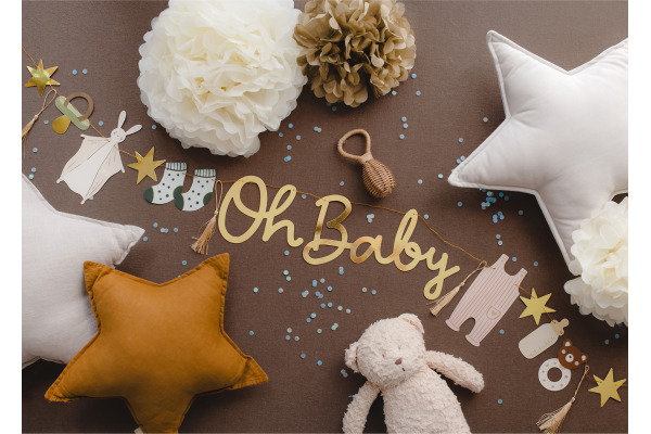 PARTYDECO Girlande 2.5m GRL98 Oh baby