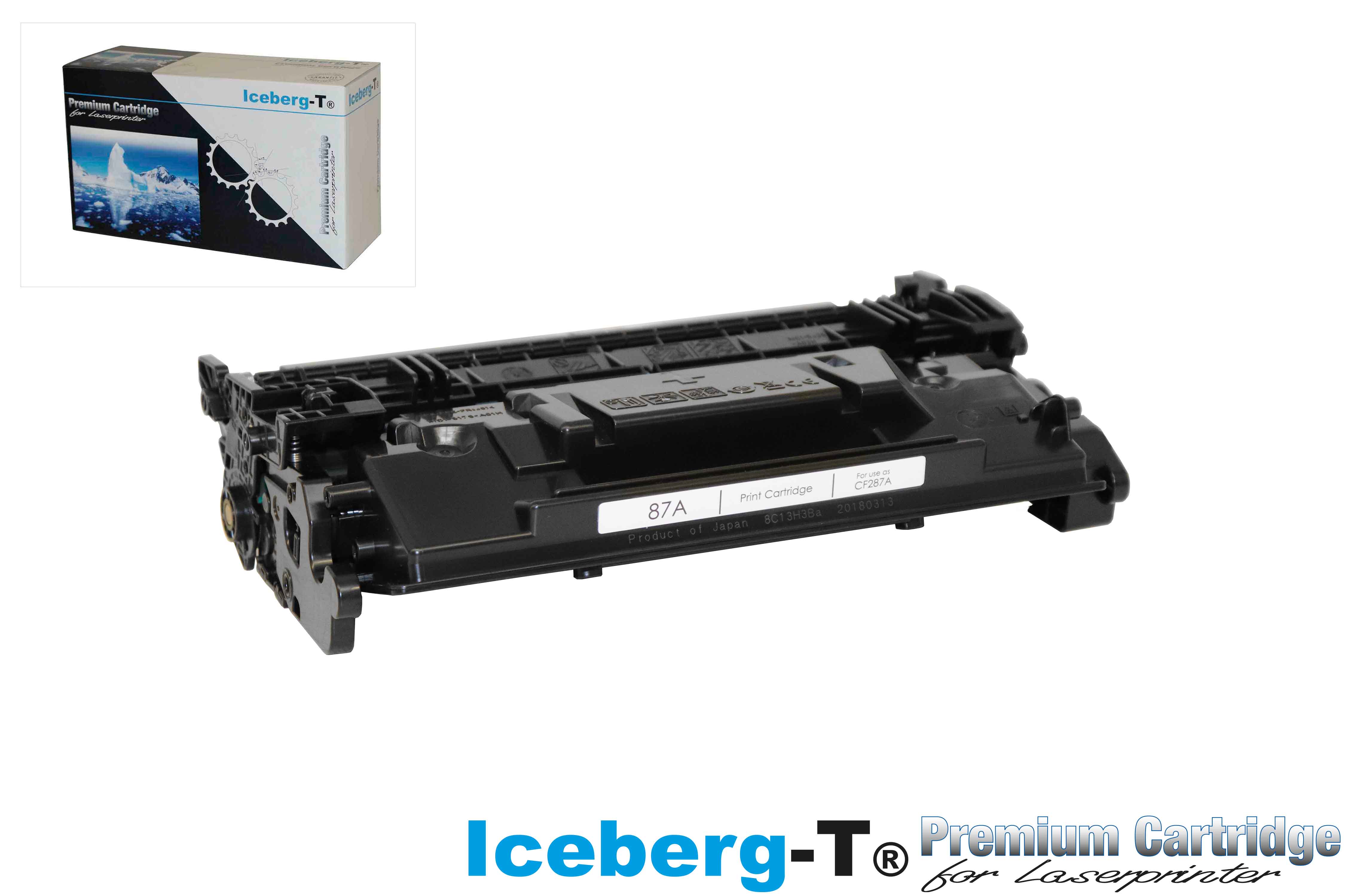 Iceberg-T Toner CF287A 9'000 Seiten, schwarz