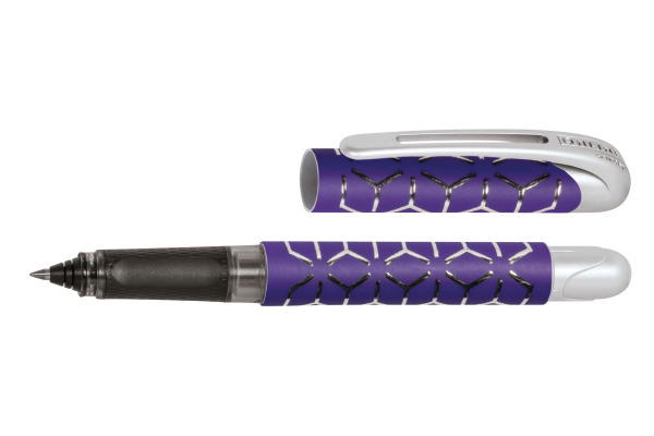 ONLINE Rollerball College 0.7mm 12522/3D Black/Purple Style Silver