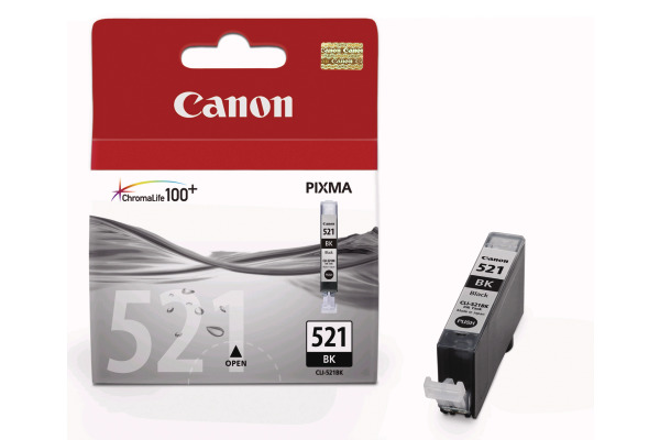 CANON Tintenpatrone schwarz CLI-521BK PIXMA MP 980 9ml