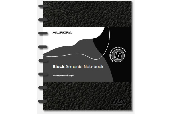 ADOC Ringbuch Armonia A5 3000.001 schwarz, blanko 40 Blatt