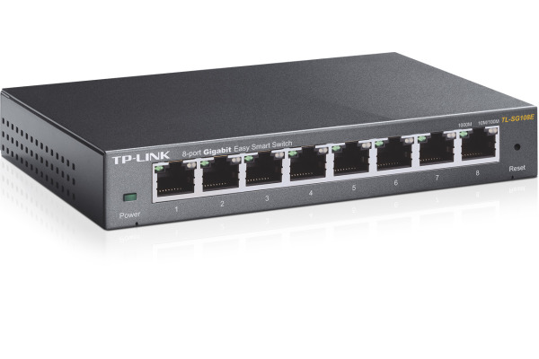 TP-LINK 8-Port Gigabit Smart Switch TLSG108E