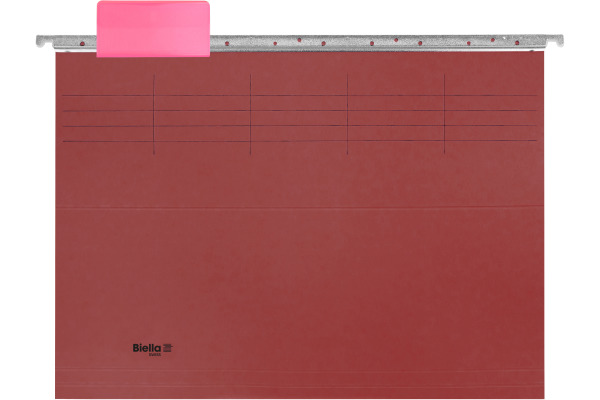BIELLA Hängemappen-Set A4 27145545U rot 32x25cm 5 Stück
