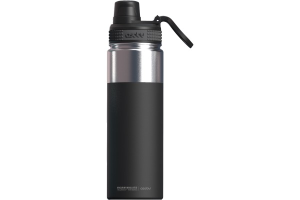 ASOBU Trinkflasche Alpine Flask 488933 530ml, schwarz
