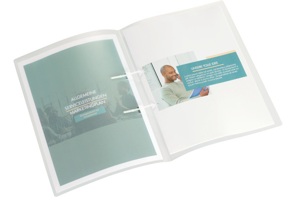 KOLMA Schnellhefter Vario A4 11.008.00 transparent,KolmaFlex 80 Blatt