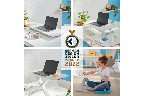 LEITZ Schreibtisch-Aufsatz Cosy 6532-0085 grau 420x72x800mm 1 Stück