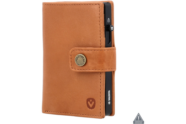 VALENTA Card Wallet Leather 588881 Luxe Tan
