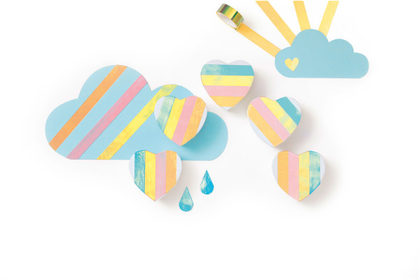 FOLIA Magic Rainbow Tape 12mmx2m 309 Irisierend 6 Stück