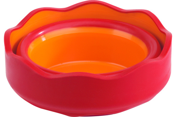 FABER-CA. Wasserbecher CLIC & GO 181517 rot, für Pinsel