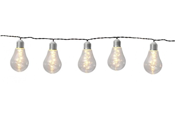STARTRADI Solar Lichterkette 12.480-10 transparent, LED 1,8m