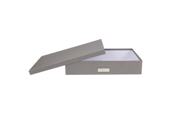BIGSO BOX Aufbewahrungsbox Sverker 934154141 grau 43.5x31x8.5cm
