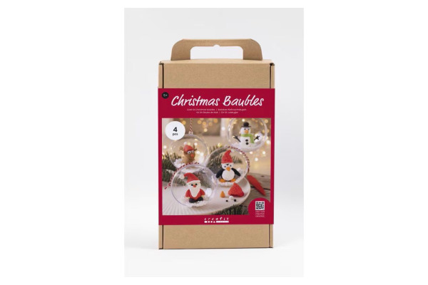 CREATIVCO Bastelset Weihnachtskugeln 1582317 4 assortiert