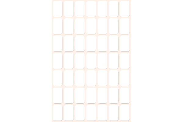 AVERY ZW. Haushaltetiketten 16×9mm 3072 weiss 294 Stück