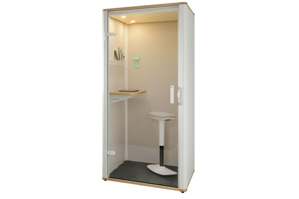 BOSSE Raumlösung BOSSELINO Uno HBCU_SLP Holz, weiss 232x100x100cm