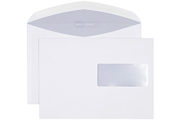 ELCO Couvert Classic m/Fenster C5 37496 100g, weiss 500 Stück