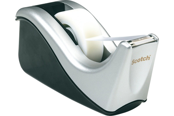 SCOTCH Tischabroller silber/schwarz C60-ST inkl.1 Rol.Magic 810 19mmx33m