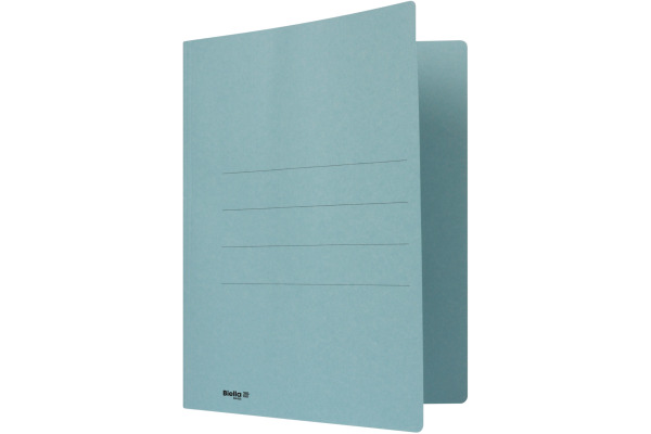 BIELLA Einlagemappe m. Heftzunge A4 25040305U blau 240g/m2 50 Stück