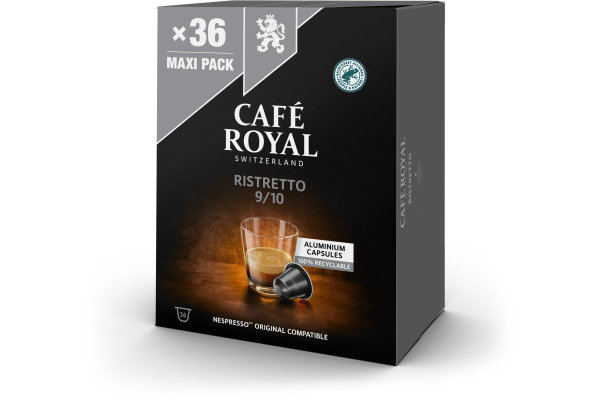 CAFEROYAL Kaffeekapseln Alu 10172798 Ristretto 36 Stk.