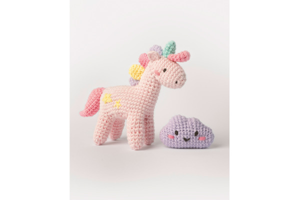 FOLIA Mini Häkelset 23917 Unicorn