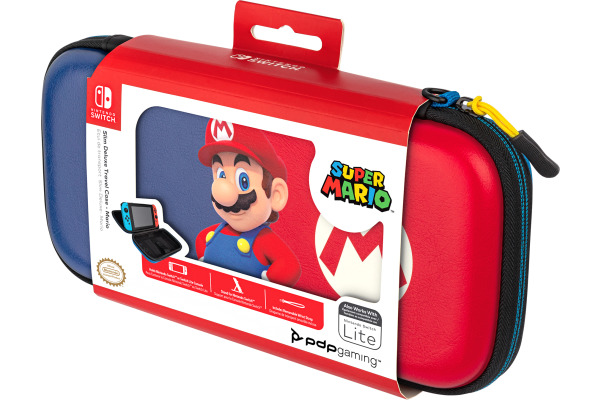 PDP Dlx Travel Case 500218EUC Mario Edition, NSW