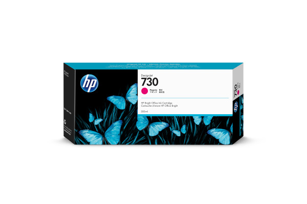 HP Tintenpatrone 730 magenta P2V69A DesignJet T1700 300ml