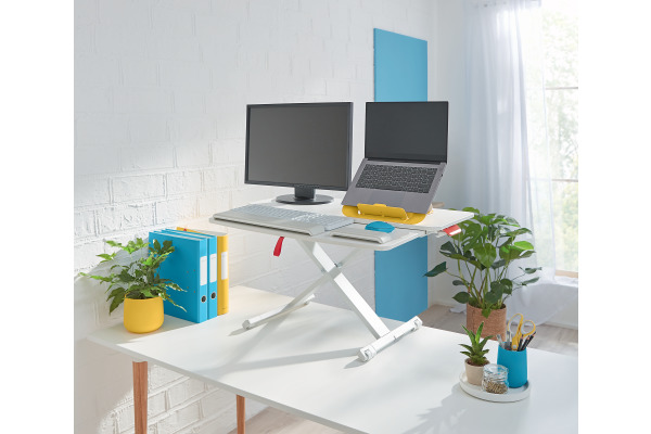 LEITZ Schreibtisch-Aufsatz Cosy 6532-0085 grau 420x72x800mm 1 Stück