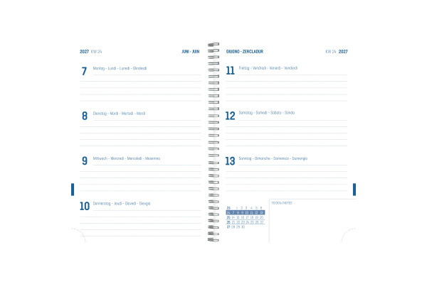 SIMPLEX Schüleragenda Touch 26/27 500234.27 1W/2S 17M Peacock ML 14.8x21cm