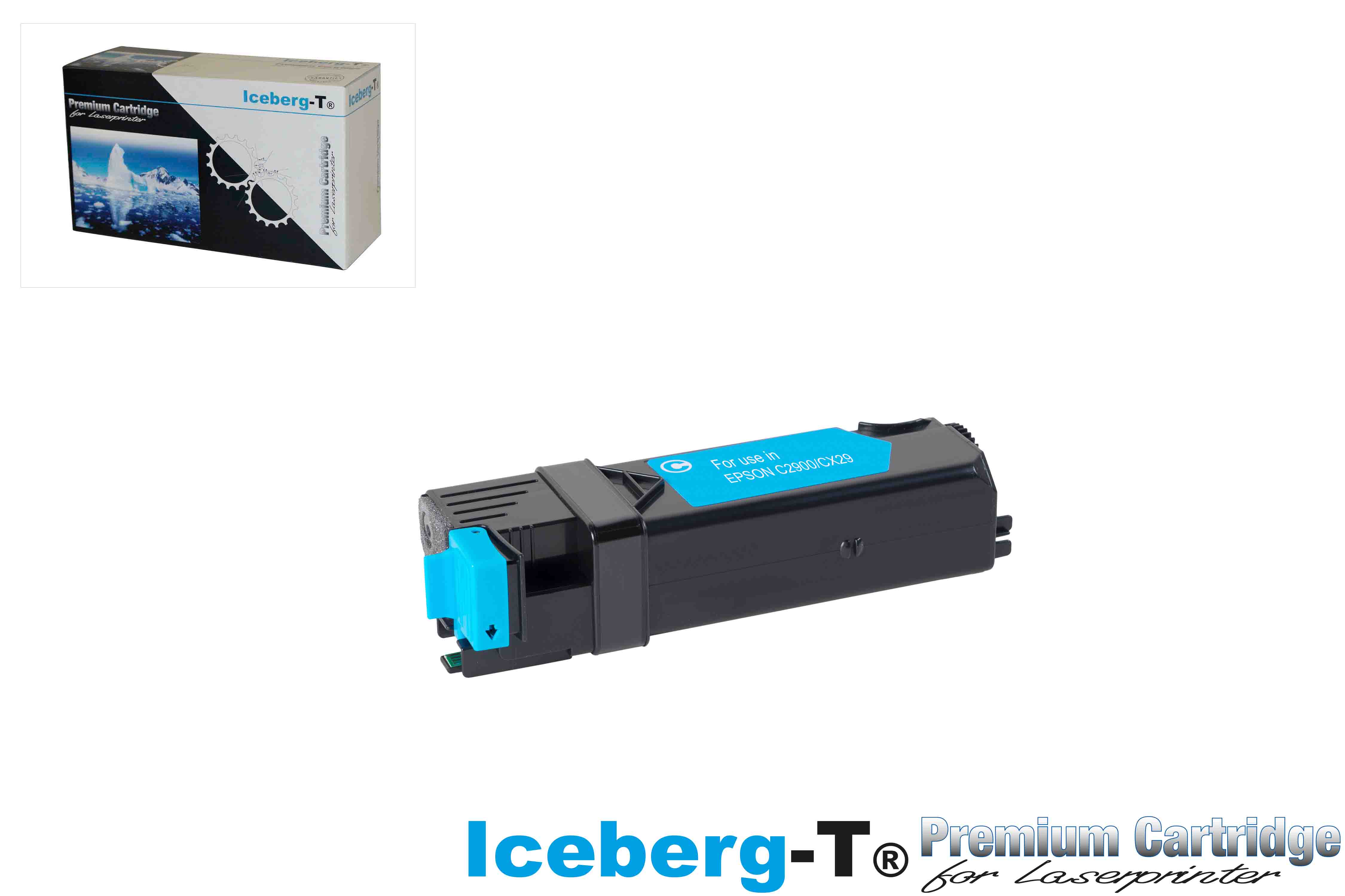 Iceberg-T Toner Epson C2900/CX29 2'500 Seiten, cyan