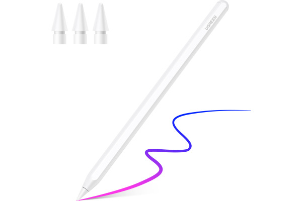 UGREEN Smart Stylus Pen for iPad 15910 Magnetic Charging, White