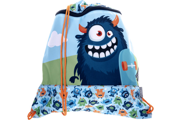 FUNKI Turnbeutel Fluffy Monster 6030.041 multicolor 36x42cm