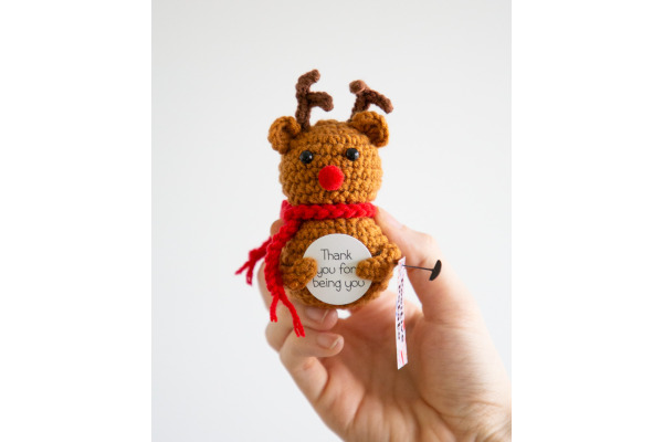 I AM CREA Positive Deer 10.5cm 1000-1720 braun