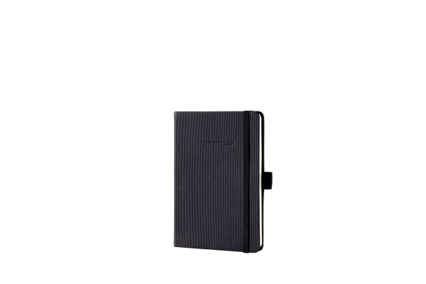 CONCEPTUM Notizbuch A6 CO131 schwarz, kariert 5mm 97 Blatt