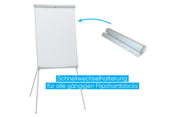 FRANKEN Flipchart 70x100 cm FC93 U-Act!Line, ohne Rollen
